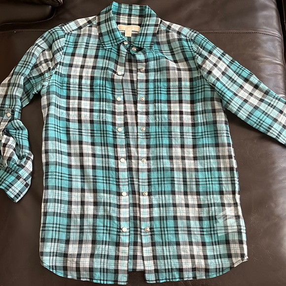 Michael Kors Plaid Shirt - Picture 1 of 3